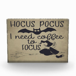 Coffee Lover I Need Coffee To Focus Photo Block