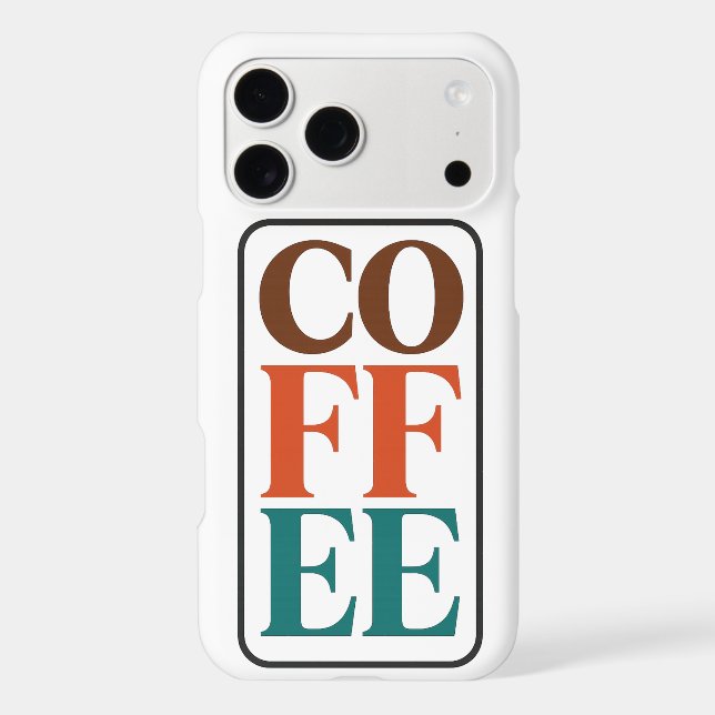 Coffee Lover iPhone 17 Pro Max Case Gift (Back)