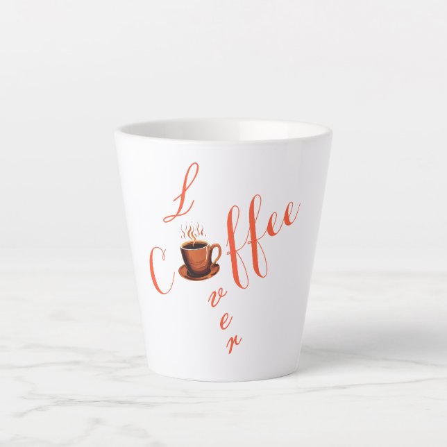 Coffee Lover Latte Mug (Front)