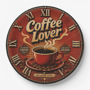 Coffee Lover Paper Plate