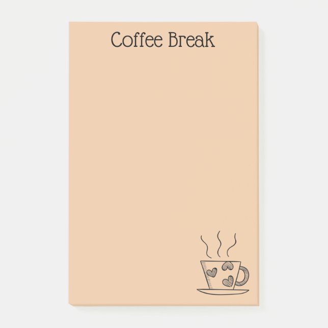 Coffee Lover Post-it Notes (Front)