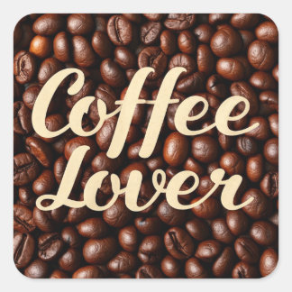 Coffee Lover  Square Sticker