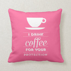 Coffee Lover Throw Pillow