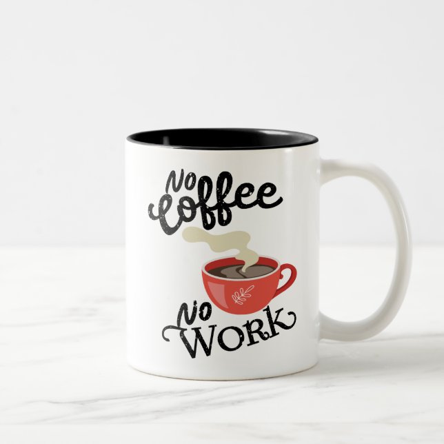 Coffee Lover Two-Tone Coffee Mug (Right)