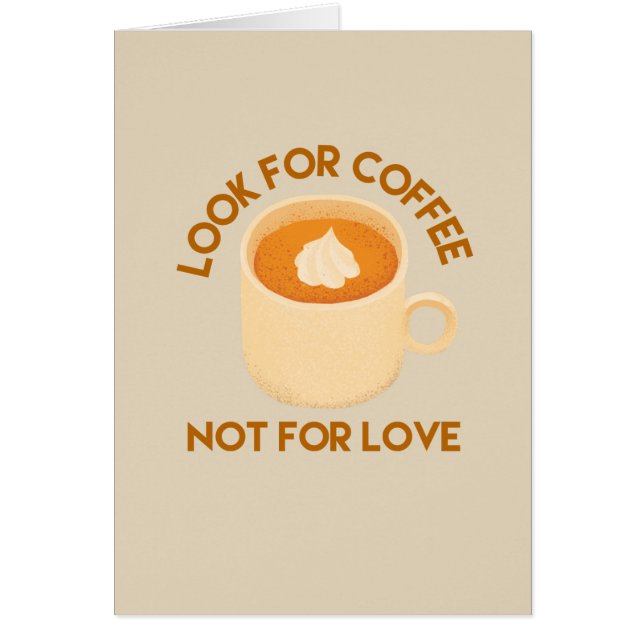 Coffee Lovers Card (Front)