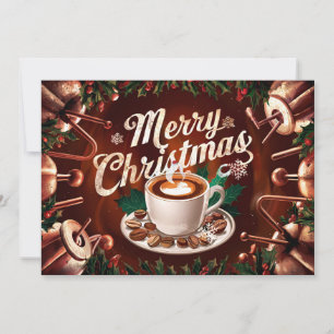 Coffee Lovers Christmas Card #12