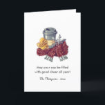Coffee Lover's Christmas Cheer Greeting Photo Holiday Card<br><div class="desc">Cool christmas greetings card for coffee lovers.</div>