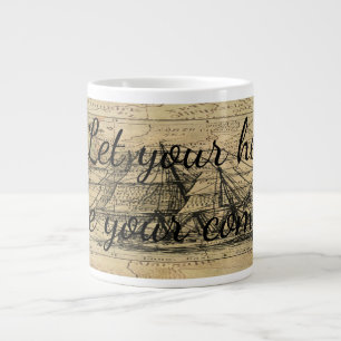 Coffee Lovers Compass Large Coffee Mug