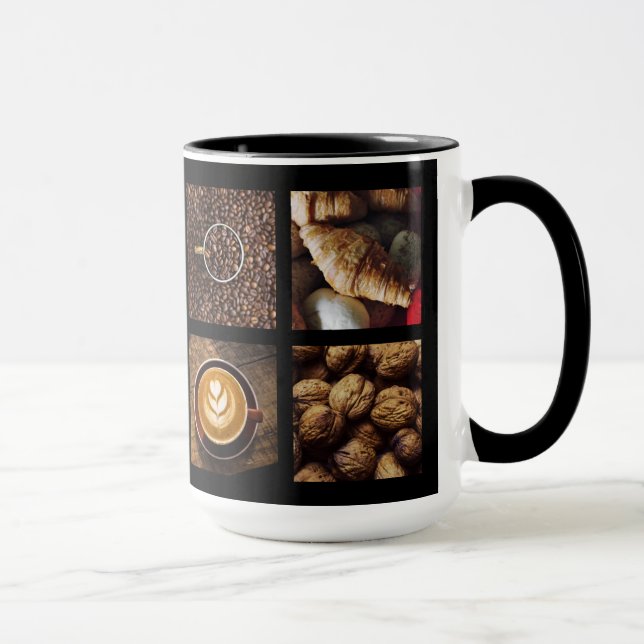 Coffee Lover's custom monogram mugs 1 (Right)