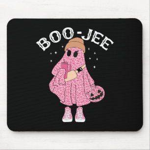 Coffee Lovers Cute Ghost Halloween Costume Boujee Mouse Pad