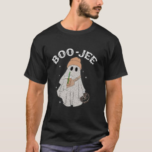 Coffee Lovers Cute Ghost Halloween Costume Boujee T-Shirt