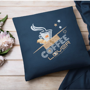 Coffee Lover's Design Cushion