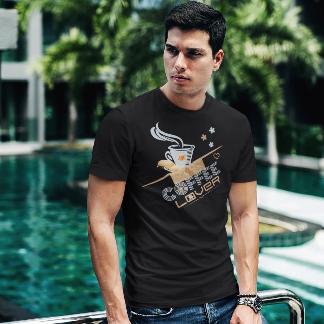 Coffee Lover's Design T-Shirt (Creator Uploaded)