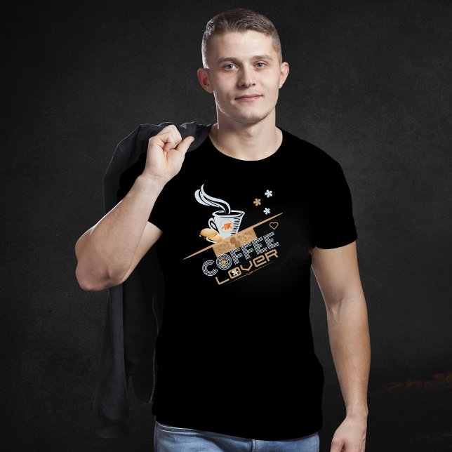 Coffee Lover's Design T-Shirt (Creator Uploaded)