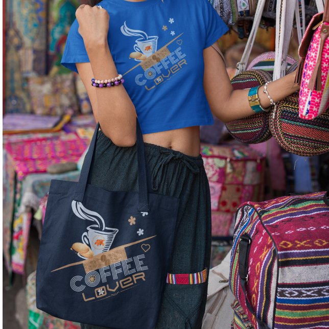 Coffee Lover's Design Tote Bag (Creator Uploaded)