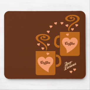Coffee Lovers mousepad, customise Mouse Pad