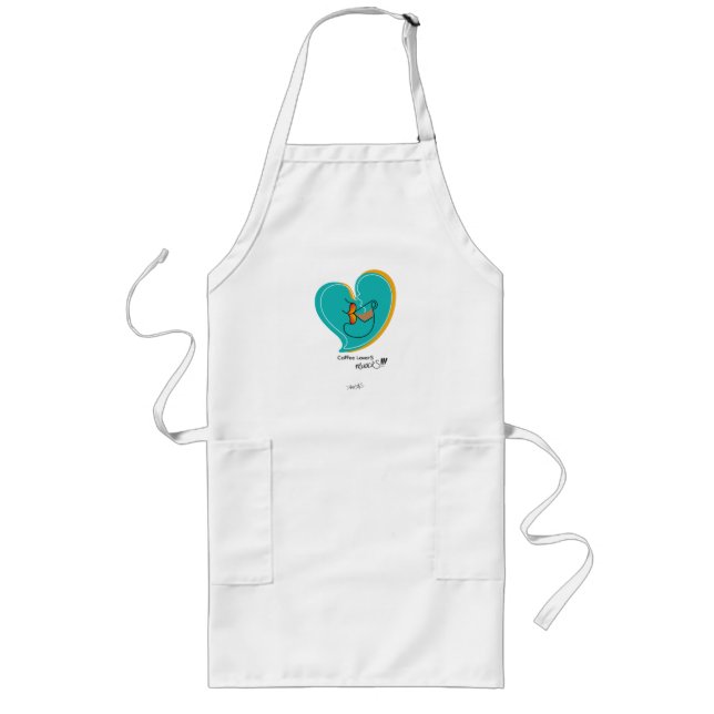 Coffee LoverS muackS-Latte Long Apron (Front)