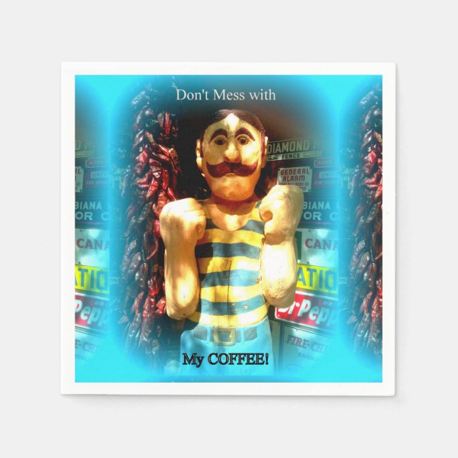 coffee lover's paper napkin (Front)