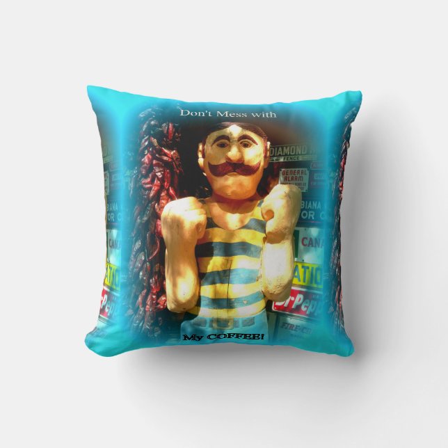 coffee lover's pillow (Front)