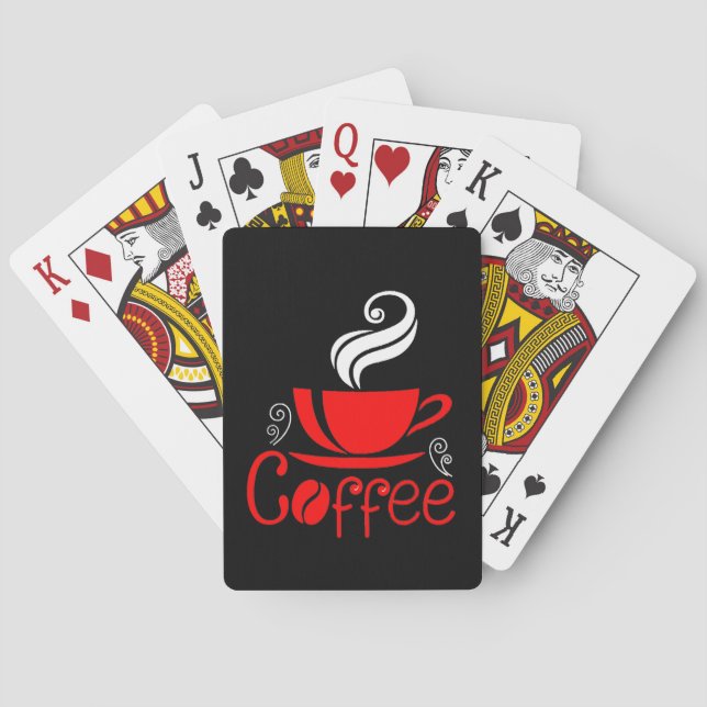 coffee lovers playing cards (Back)