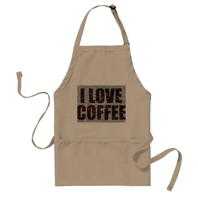 Coffee lovers standard apron (Front)
