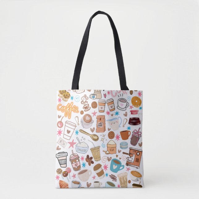 Coffee Lover's Tote Bag (Front)