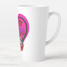 Coffee Lovers True Love Pink Heart Custom