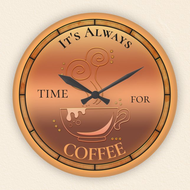 Coffee Lovers Wall Clock (Creator Uploaded)