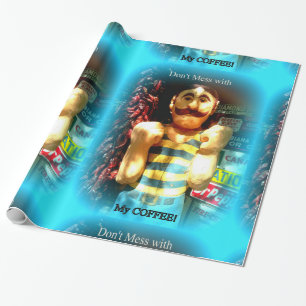 coffee lover's wrapping paper