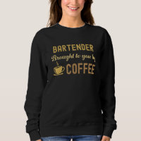 Coffee Loving Bartender Busy Exhausted  Cute