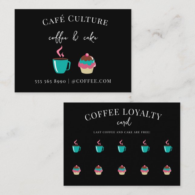 Coffee Loyalty Card (Front/Back)