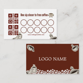 Coffee Loyalty Card | One Sip Closer to Free Coffe