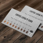 Coffee Loyalty Cards Vintage Silver Wood<br><div class="desc">Vintage Silver Wood Background Coffee Loyalty Cards.</div>