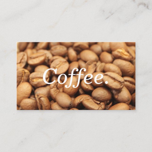Coffee Loyalty Punch Card (Front)