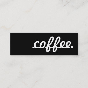 coffee. loyalty punch card
