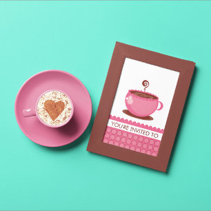 Coffee Luncheon Invitations