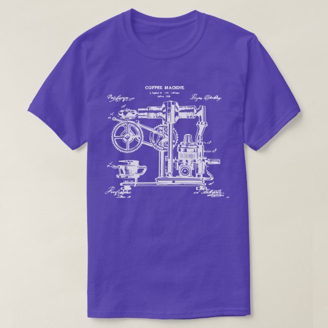coffee machine design T-Shirt (Design Front)