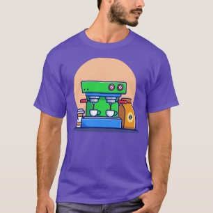 Coffee Machine Espresso Mugs Cup And Coffee Pack1 T-Shirt