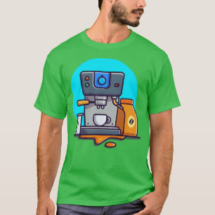 Coffee Machine Espresso Mugs Cup And Coffee Pack T-Shirt