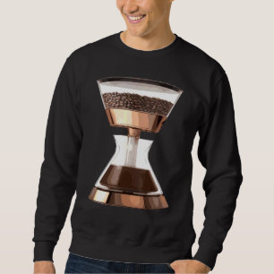 Coffee Maker Costume Barista Machine Cafe Hallowee Sweatshirt
