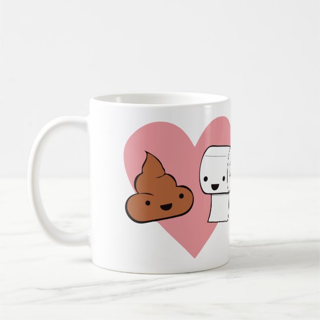 COFFEE MAKES ME POOP COFFEE MUG (Left)