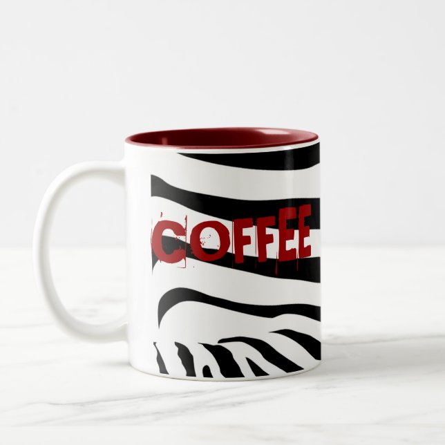 Coffee makes me Wild Red Mug (Left)