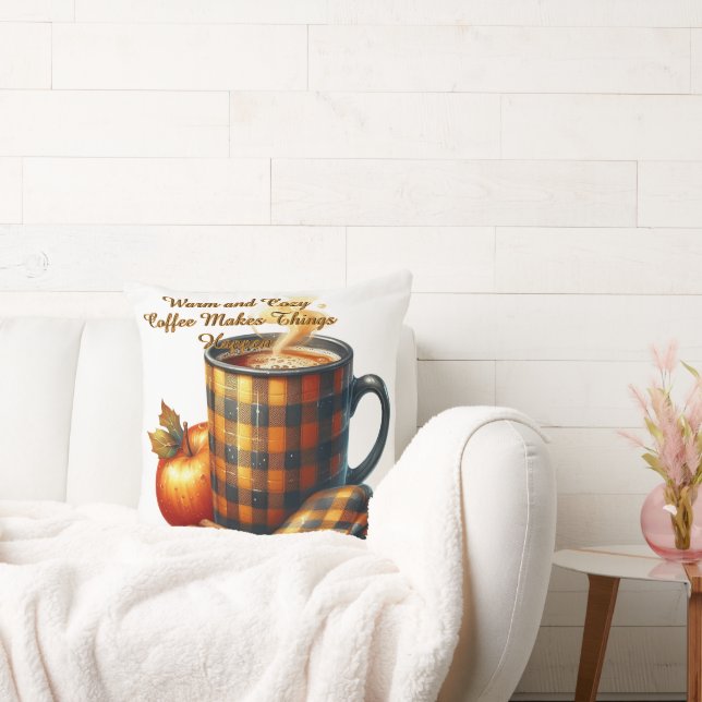 Coffee Makes Things Happen Cushion (Couch)