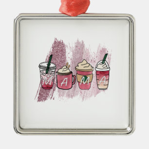 Coffee Mama Metal Ornament