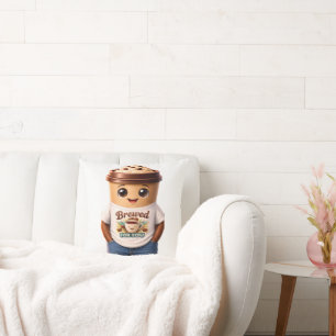 Coffee Man – Fun Design for True Caffeine Kings Cushion