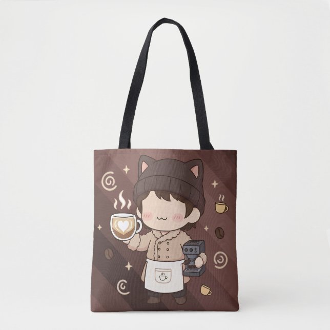 Coffee Master Espresso Expert Art Tote Bag (Front)