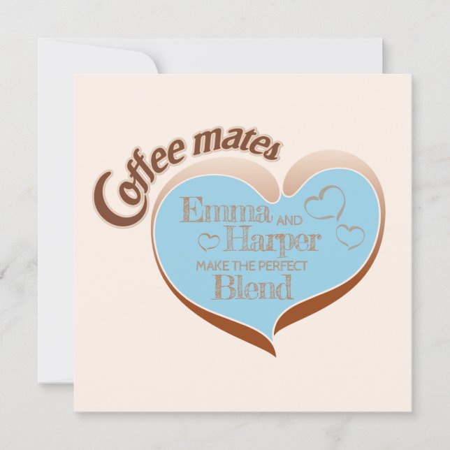 Coffee mates card (Front)