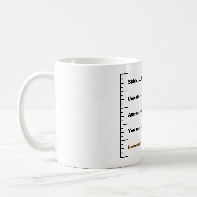Coffee Measurement Mug (Left)