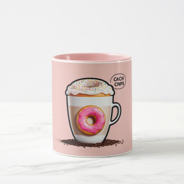 Coffee Meetups Friendship Happiness Design Mug (Center)