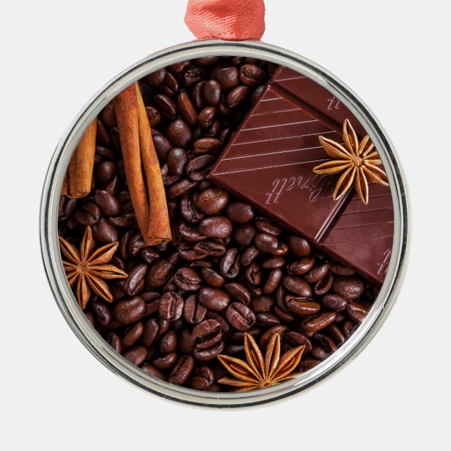 coffee metal tree decoration (Front)